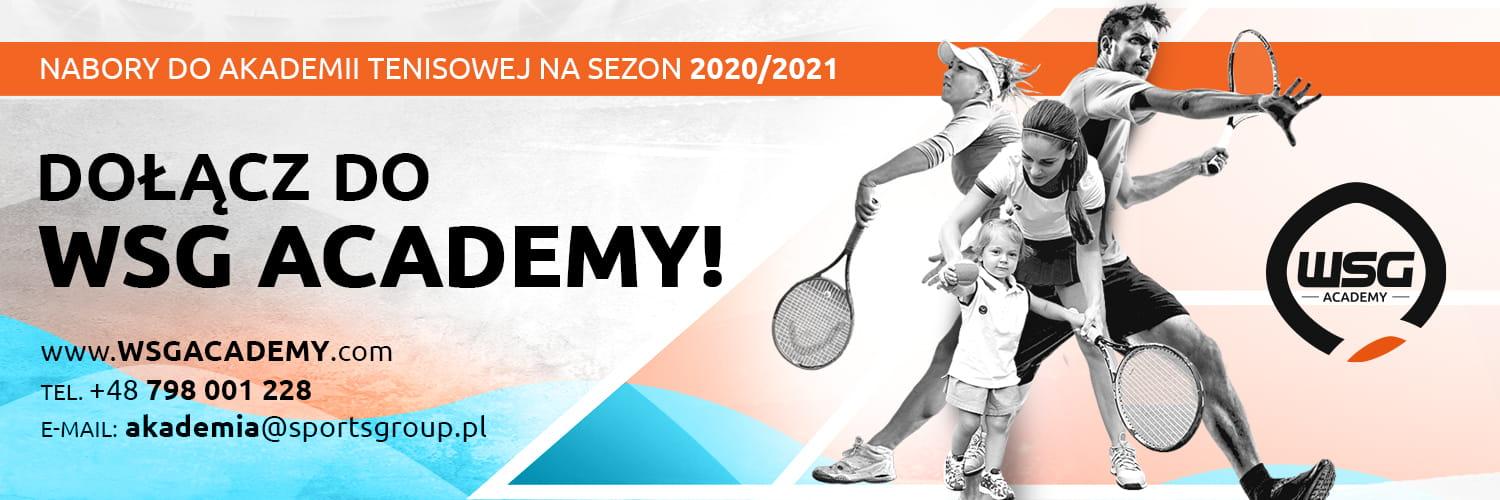 Ogłoszenie - nabór do Akademii Tenisowej WSG Academy